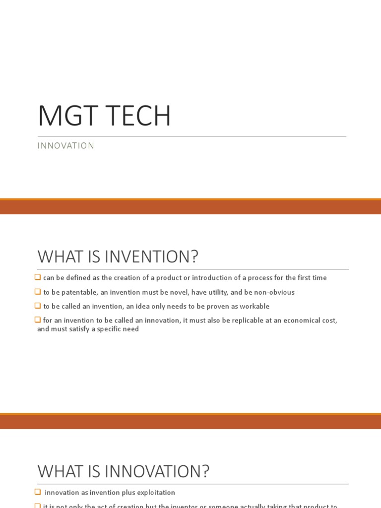 Compression Approach in Innovation Management | PDF | Invention ...