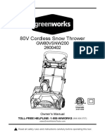 GW 20in 80V Brushless Snow Thrower E Manual Final