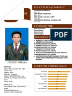 Curriculum Vitae: Education Background