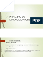 Principio de Difraccion Cristalina