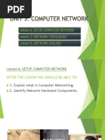 Unit 3 - Setup Computer Network