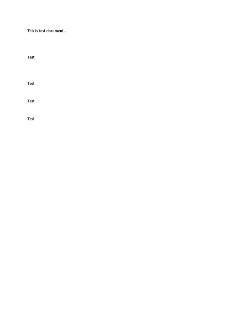 Test Document Overview and Insights | PDF | Computers