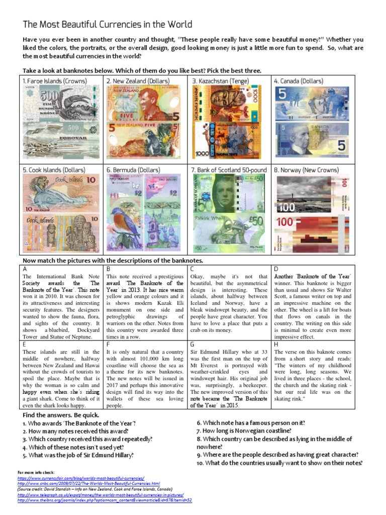 Banknotes PDF | PDF | Business