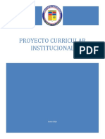 Proyecto Curricular Institucional Avance Vi