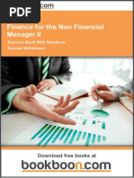 Finance For The Non Financial Manager II PDF