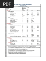 Pressure Safety Valve-Preliminary Sizing: Input Data