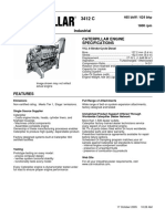 Industrial Caterpillar Engine Specifications: V12, 4-Stroke-Cycle Diesel