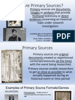 Primary and Secondary Resources PDF