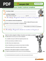 Grammaire 04 Phrase Simple Et Phrase Complexe