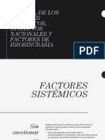 Factores Sistemicos Nacionales Idiosincraticos