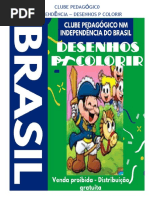 Desenhos p Colorir - Independência
