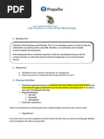 Lab Practice 1-Use of The Microscope