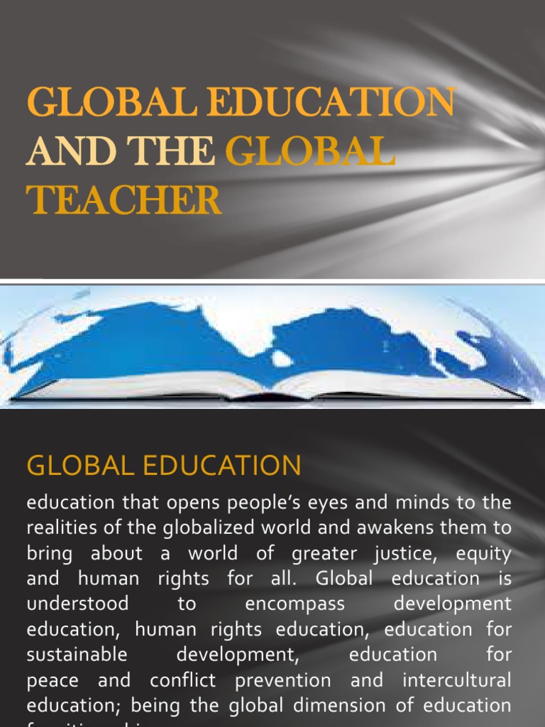 Global Education and Teacher Competencies | PDF | Globalization | Teachers