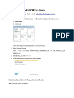 Install SAP HANA Studio: Default Installation Folder Is C:/Program Files/sap/hdbstudio