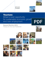 Tourism:: Britain's Best Opportunity For Sustainable Economic Growth and New Employment