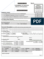 Government of Pakistan Ministry of Privatisation: Eligibility Criteria