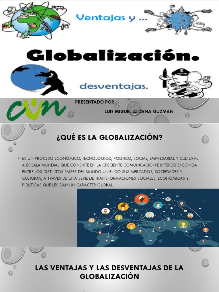 Ventajas y Desventajas de la Globalización | PDF | Globalización ...