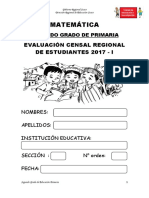 2_ Primaria - Evaluacion Matematica ECER-2017
