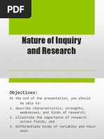 Lecture 2. Nature of Inquiry Research