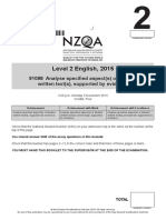 Level 2 English, 2015: 91098 Analyse Specified Aspect(s) of Studied Written Text(s), Supported by Evidence