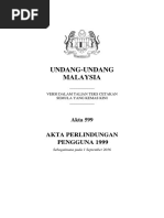 9 BM Akta Perlindungan Pengguna 1999 Sehingga 1 9 2016