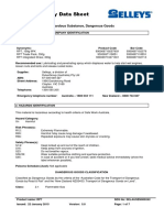 Material Safety Data Sheet: Hazardous Substance, Dangerous Goods