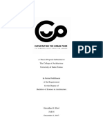 A Thesis Proposal for Capacitating the Urban Poor through Socialized Housing in Pandacan, Manila