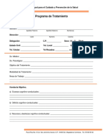 Programa de Tratamiento PDF