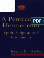 A Pentecostal Hermeneutic - Spirit, Scripture, and Community