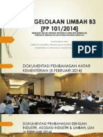 Bahan Presentasi PP 101-2014 Pengelolaan Limbah b3 07 Feb 2015