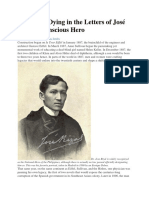 Death and Dying in the Letters of José Rizal