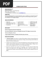 Curriculum Vitae: Objective