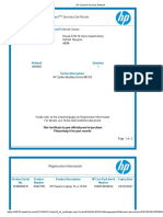 HP Channel Services Network Service Certificate