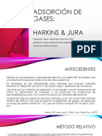 Adsorción de Gases HARKINS JURA