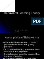 Behavioral Learning Theoryppt 