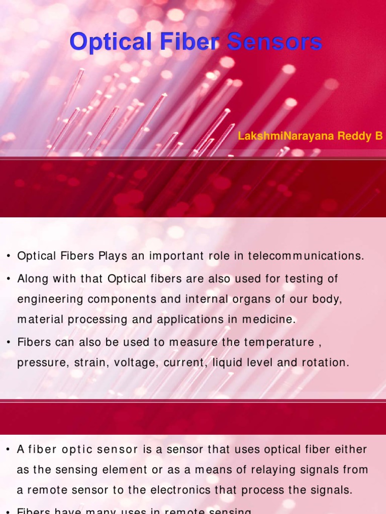 Optical Fiber Sensors PDF Interferometry Optical Fiber