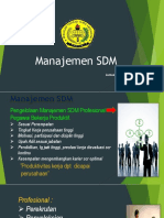 MSDM (Pert I Perencanaan SDM)