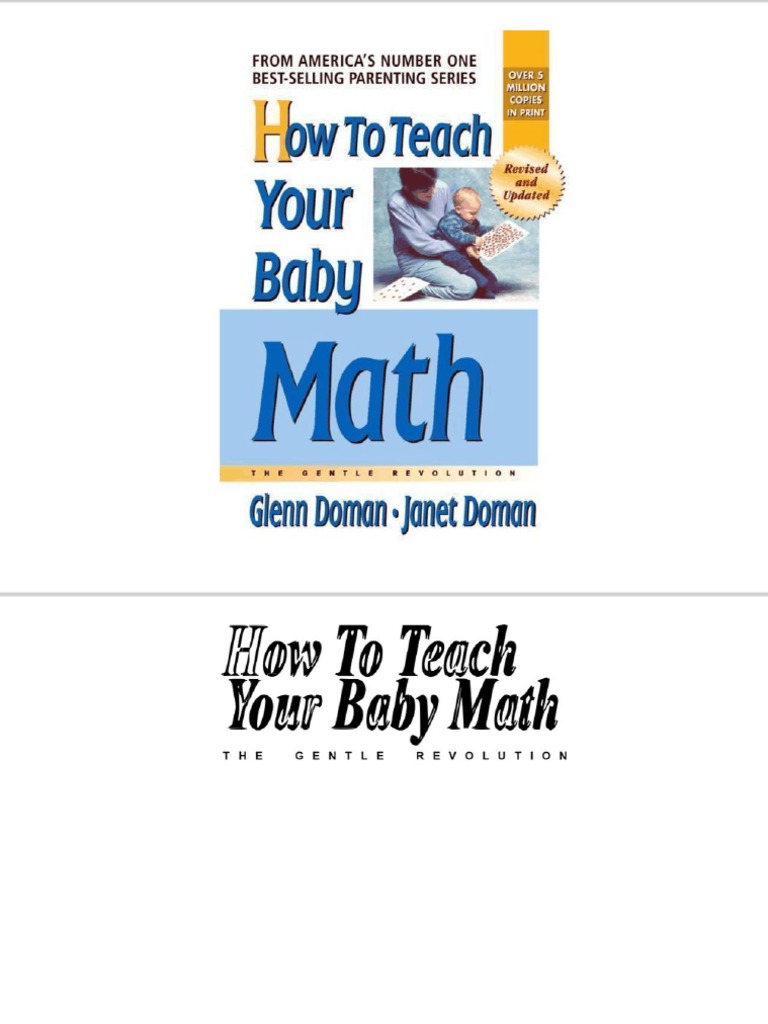 How To Teach Your Baby Math PDF | PDF