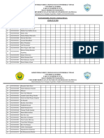 Daftar Hadir Anggota Ukm Kandaga 2016