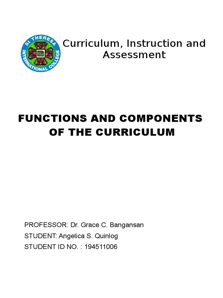 11angelica Quinlog - Written Report | PDF | Curriculum | Educational ...