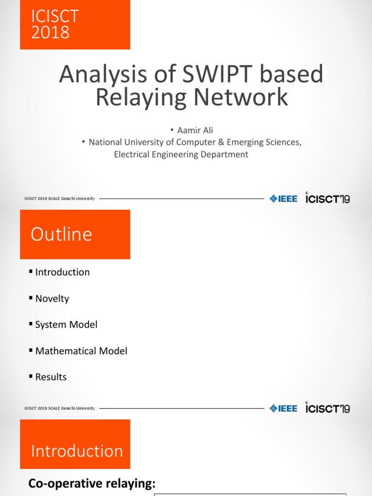 Analysis of SWIPT Based Relaying Network | PDF | Mathematical Model ...