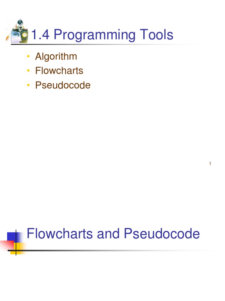 Programming Tools: Flowcharts & Pseudocode | PDF