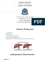 Case Study Liver Cirrhosis: Presenter's Name: Rameesha Sheikh