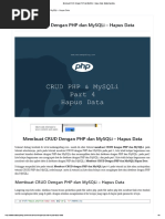 Membuat CRUD Dengan PHP Dan MySQLi - Hapus Data - Malas Ngoding 4