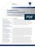 Engagement in Parenting Programmes
