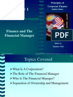 Chp001. Finance and The Financial Manager