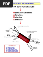 O A R S: Identify Behavior Changes