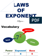 Laws OF Exponent: A Review