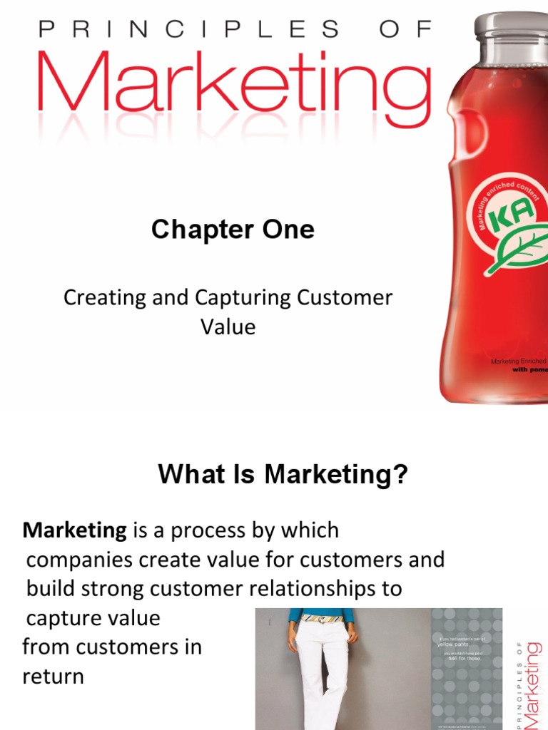 Chapter One: Creating and Capturing Customer Value | PDF | Marketing ...
