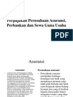 Perpajakan Perusahaan Asuransi, Perbankan Dan Sewa Guna